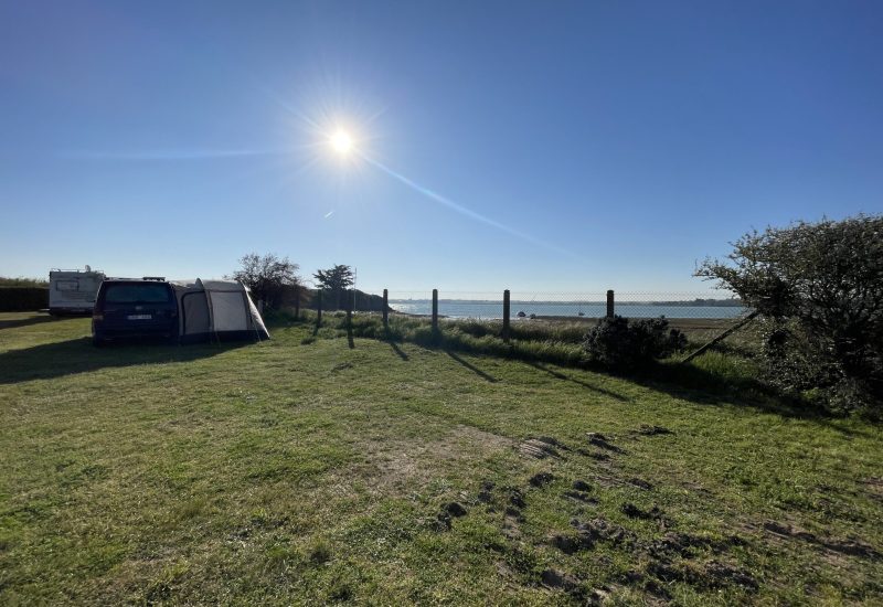 Emplacement vue mer sous le soleil